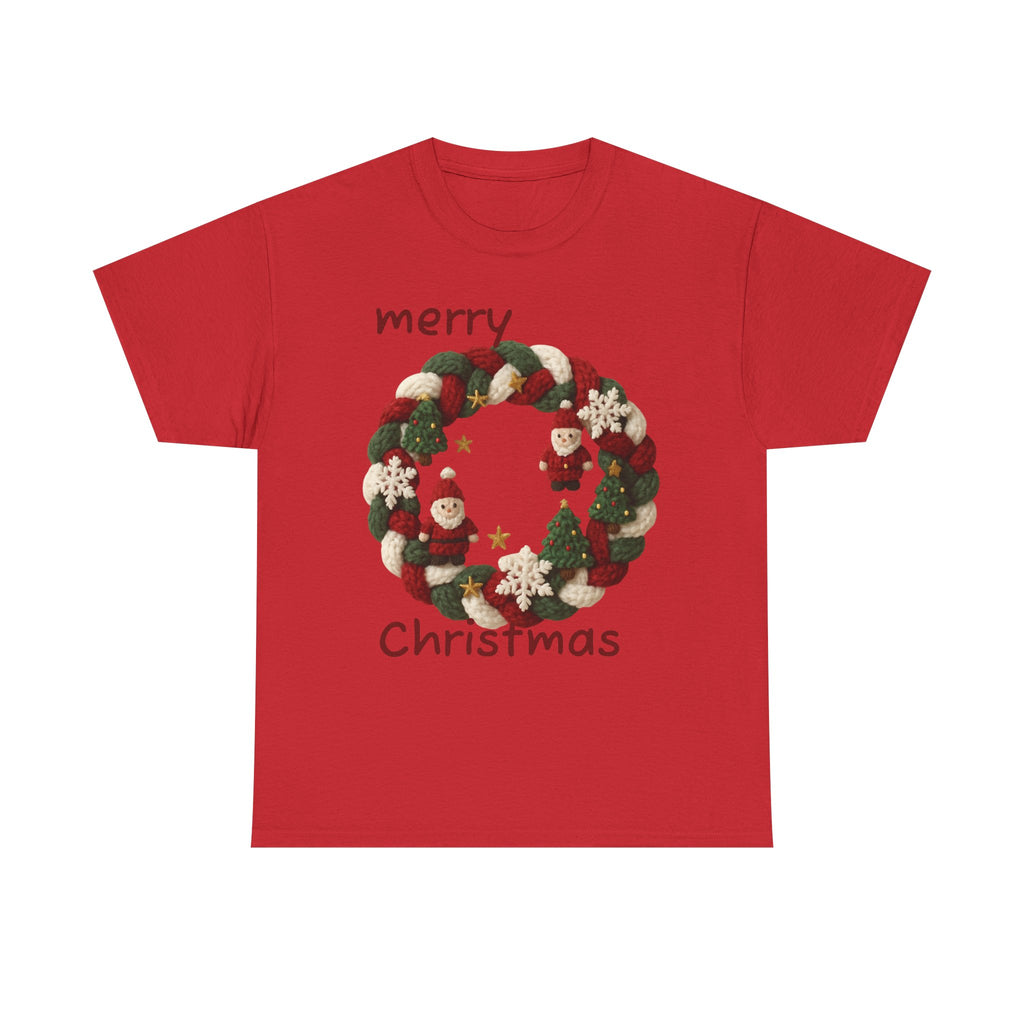 Unisex Heavy Cotton Tee, T-shirt, Christmas T-shirt