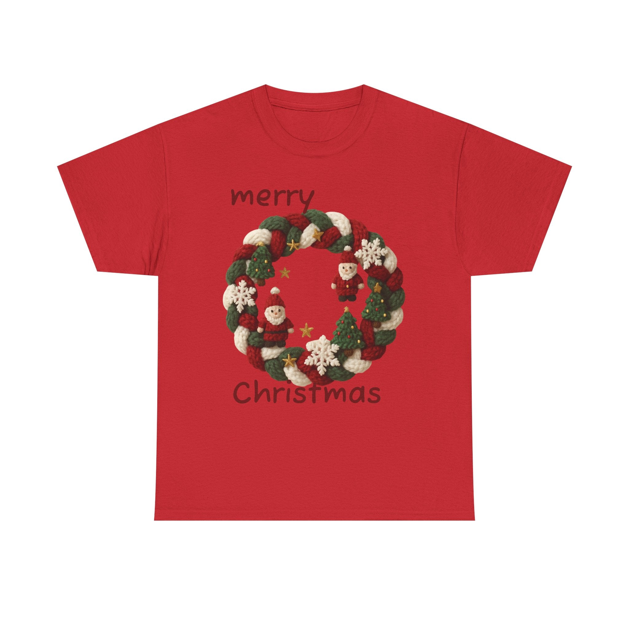 Unisex Heavy Cotton Tee, T-shirt, Christmas T-shirt