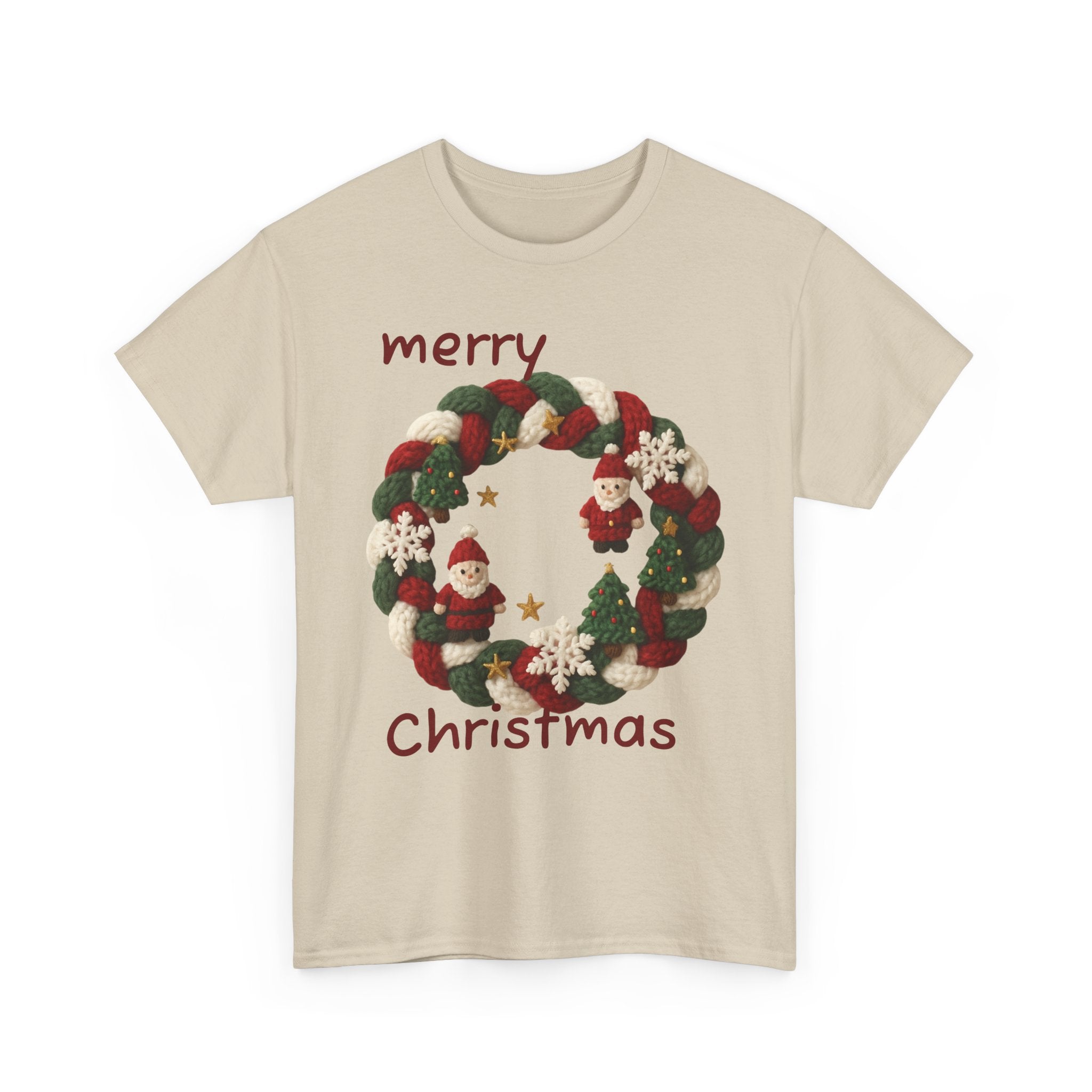Unisex Heavy Cotton Tee, T-shirt, Christmas T-shirt