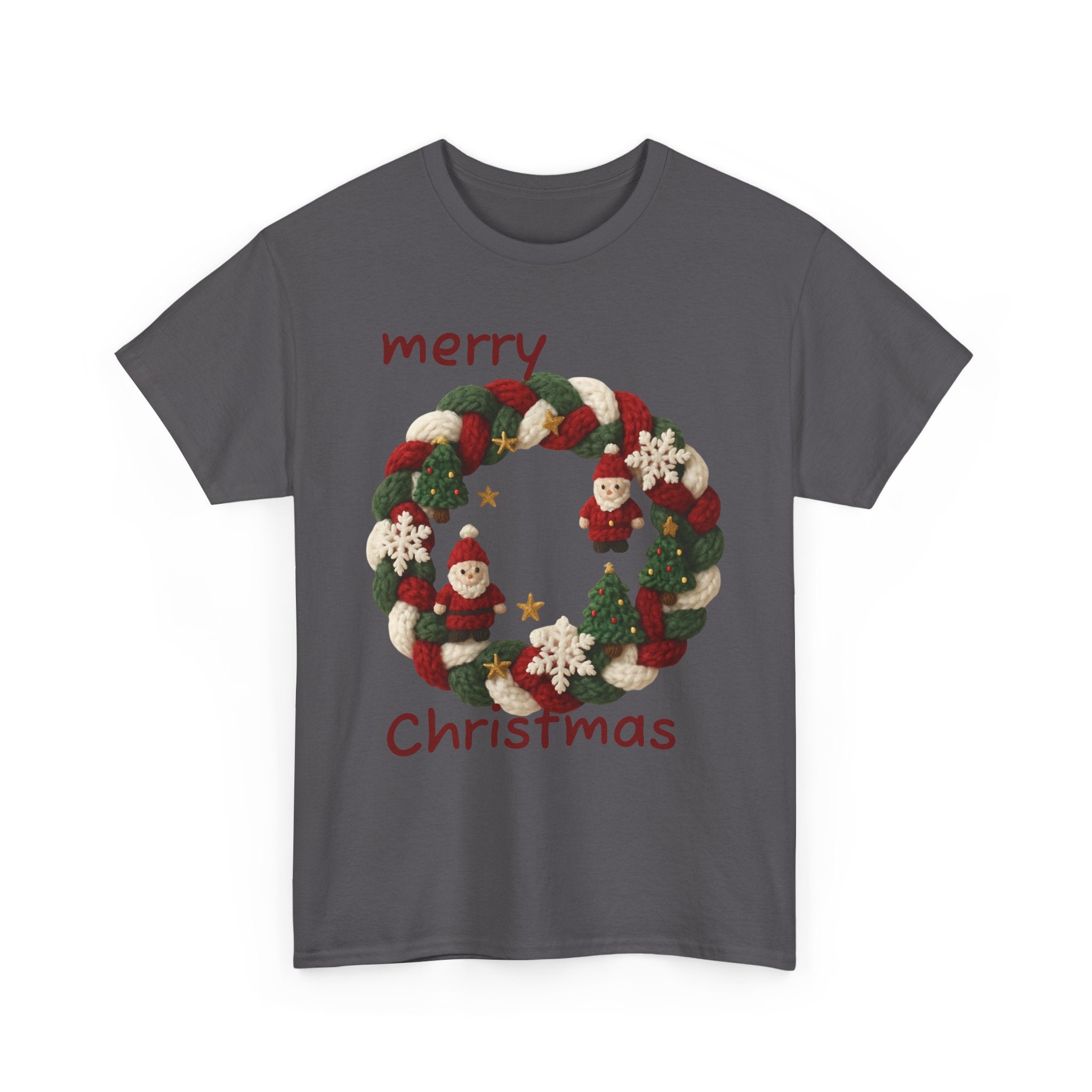 Unisex Heavy Cotton Tee, T-shirt, Christmas T-shirt