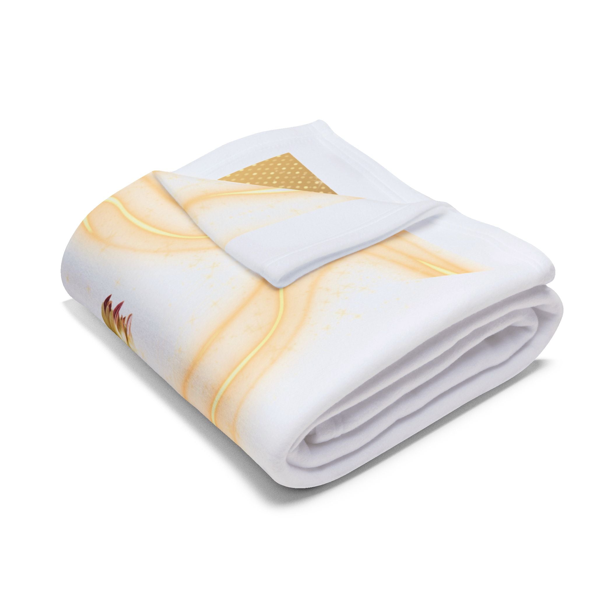 Floral Cozy Fleece Blanket – Soft Throw for Home Decor, Gift for Her, Wedding, Seasonal Comfort, Birthday Present