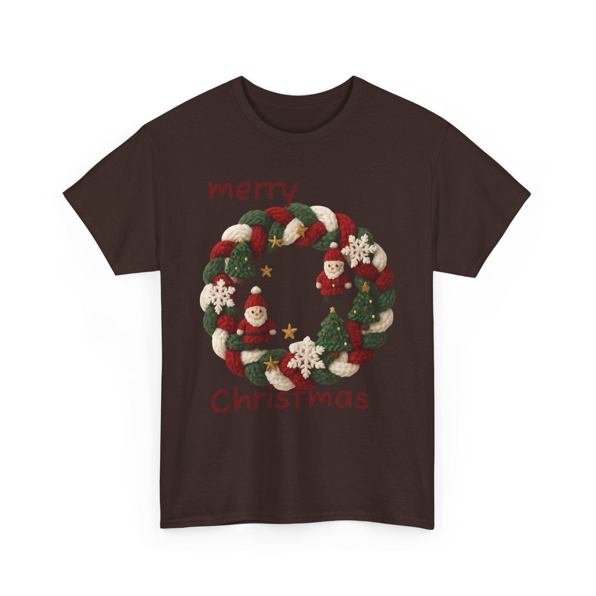 Unisex Heavy Cotton Tee, T-shirt, Christmas T-shirt