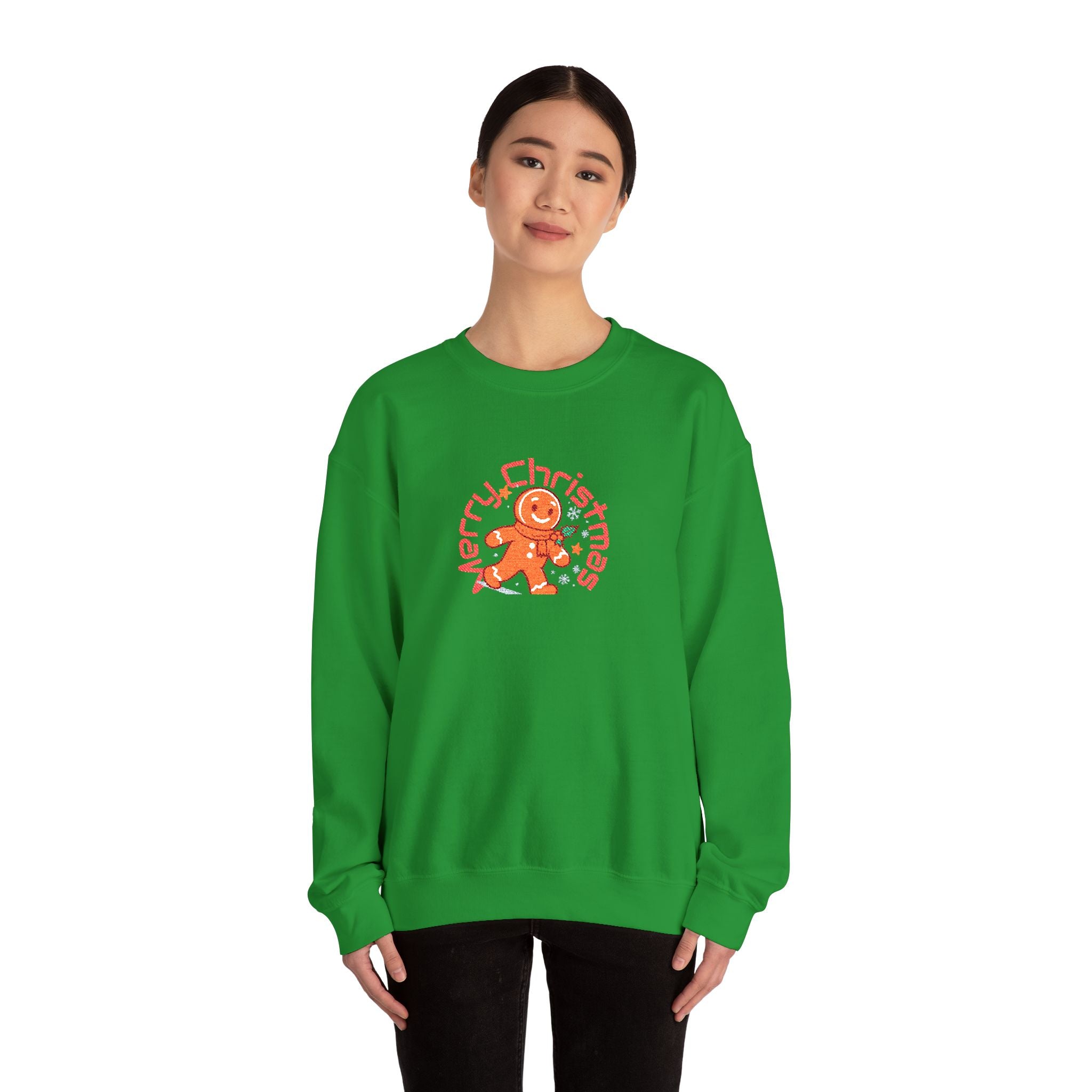 Merry Christmas Crewneck Sweatshirt, Cozy Holiday Apparel, Unisex Sweatshirt, Gift for Him/Her, Festive Winter Clothing