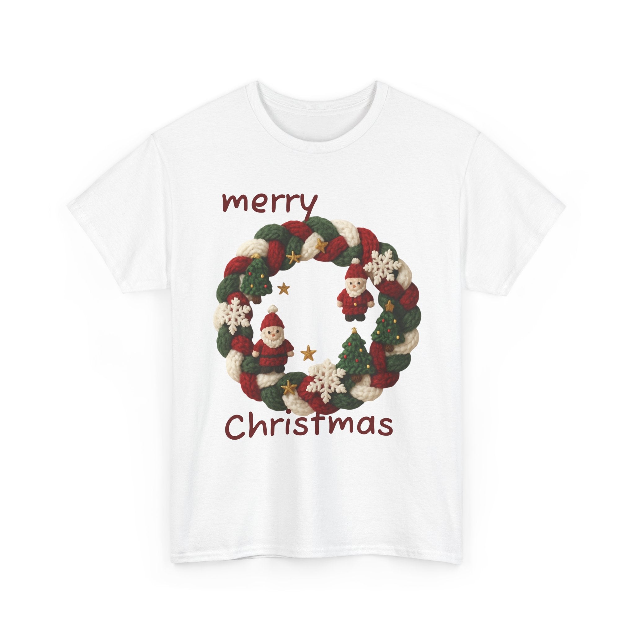 Unisex Heavy Cotton Tee, T-shirt, Christmas T-shirt