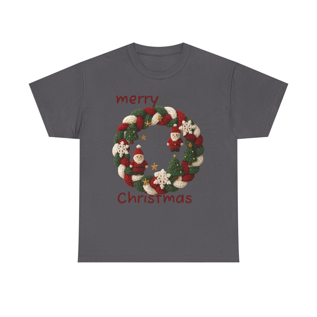 Unisex Heavy Cotton Tee, T-shirt, Christmas T-shirt