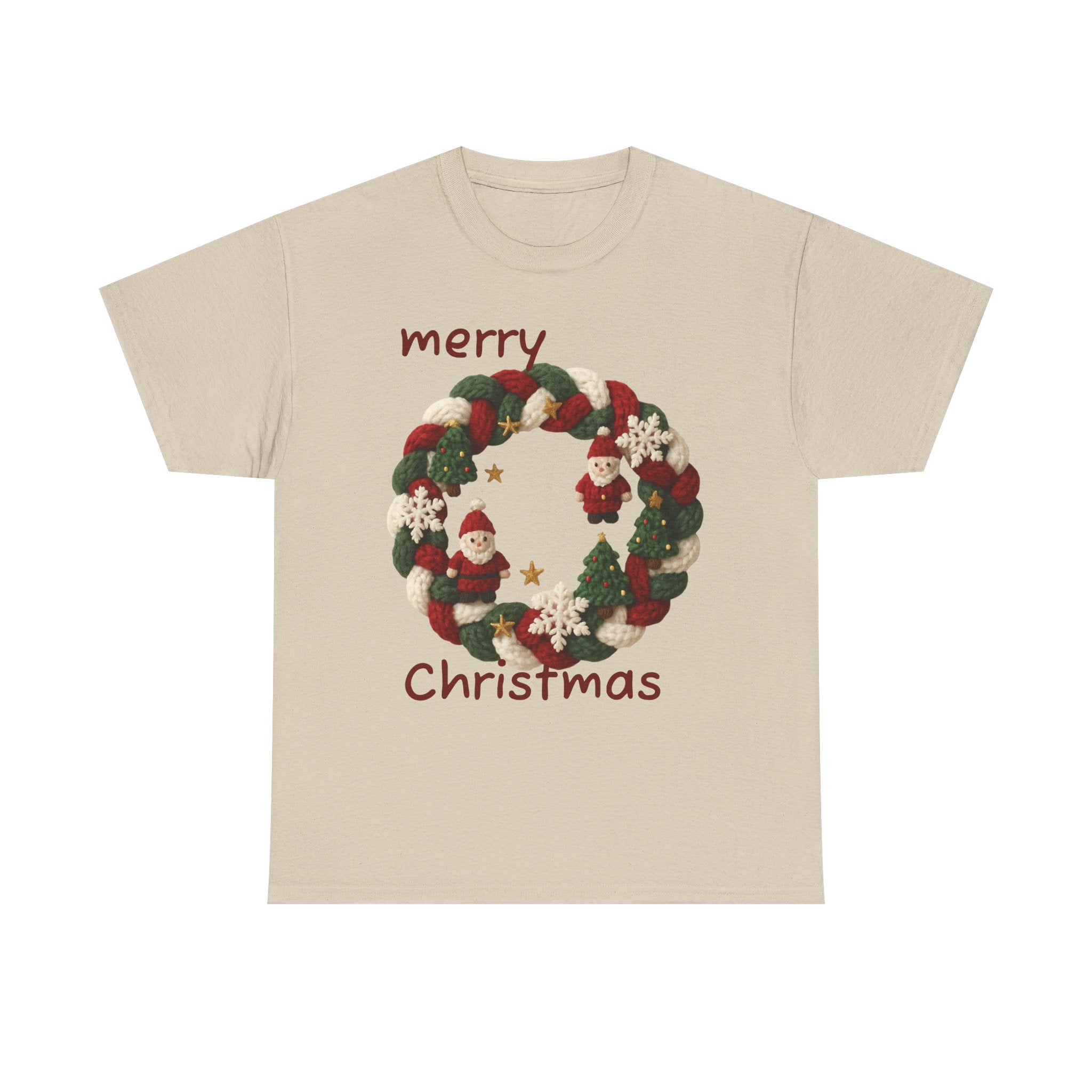 Unisex Heavy Cotton Tee, T-shirt, Christmas T-shirt