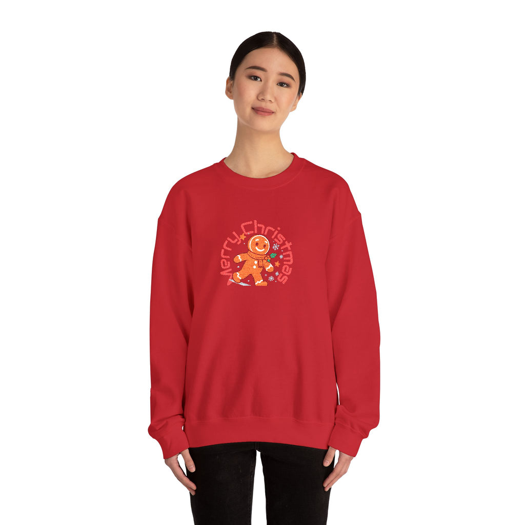 Merry Christmas Crewneck Sweatshirt, Cozy Holiday Apparel, Unisex Sweatshirt, Gift for Him/Her, Festive Winter Clothing