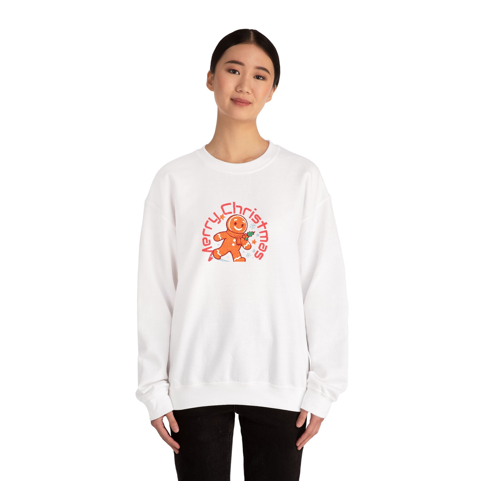 Merry Christmas Crewneck Sweatshirt, Cozy Holiday Apparel, Unisex Sweatshirt, Gift for Him/Her, Festive Winter Clothing