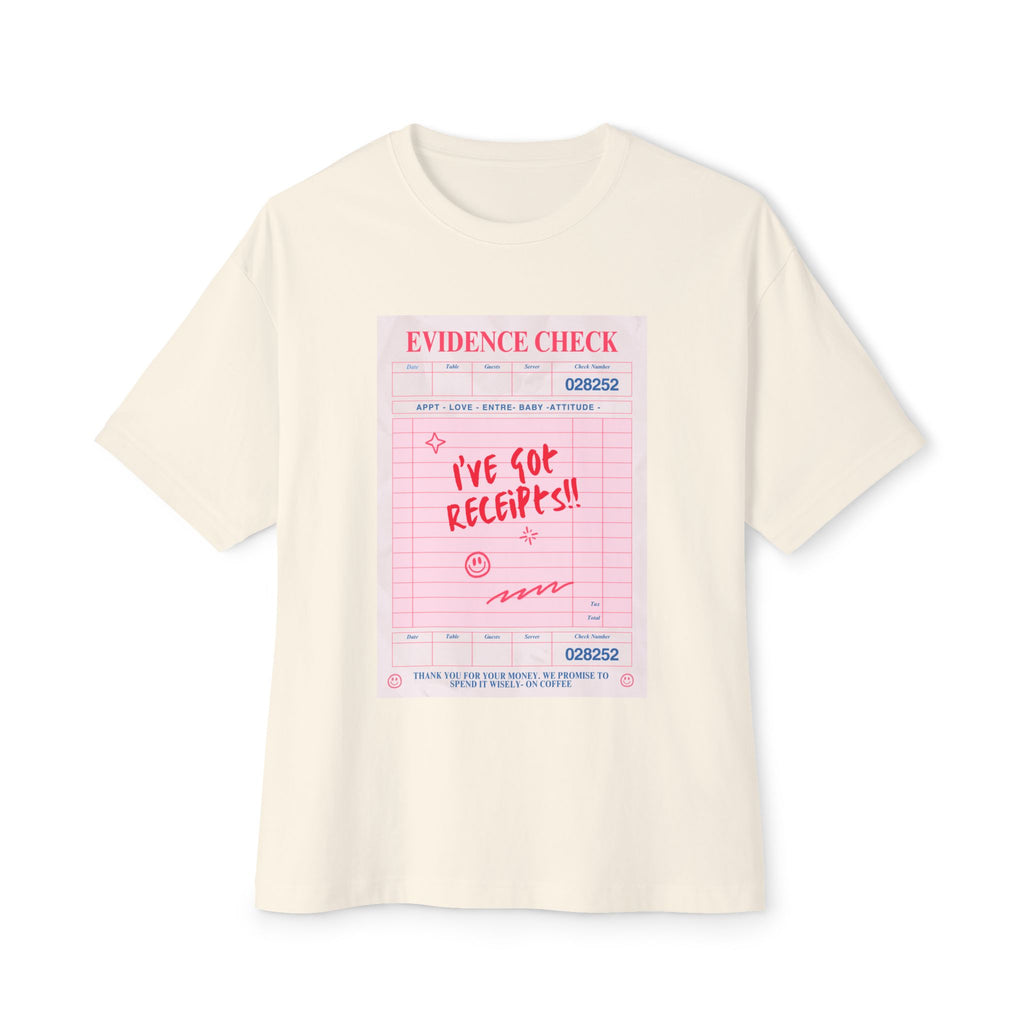 Bold Graphic Tee for Trendsetters - Perfect for Casual Outings, Gift for Friends, Summer Vibes, Evidence Check Design