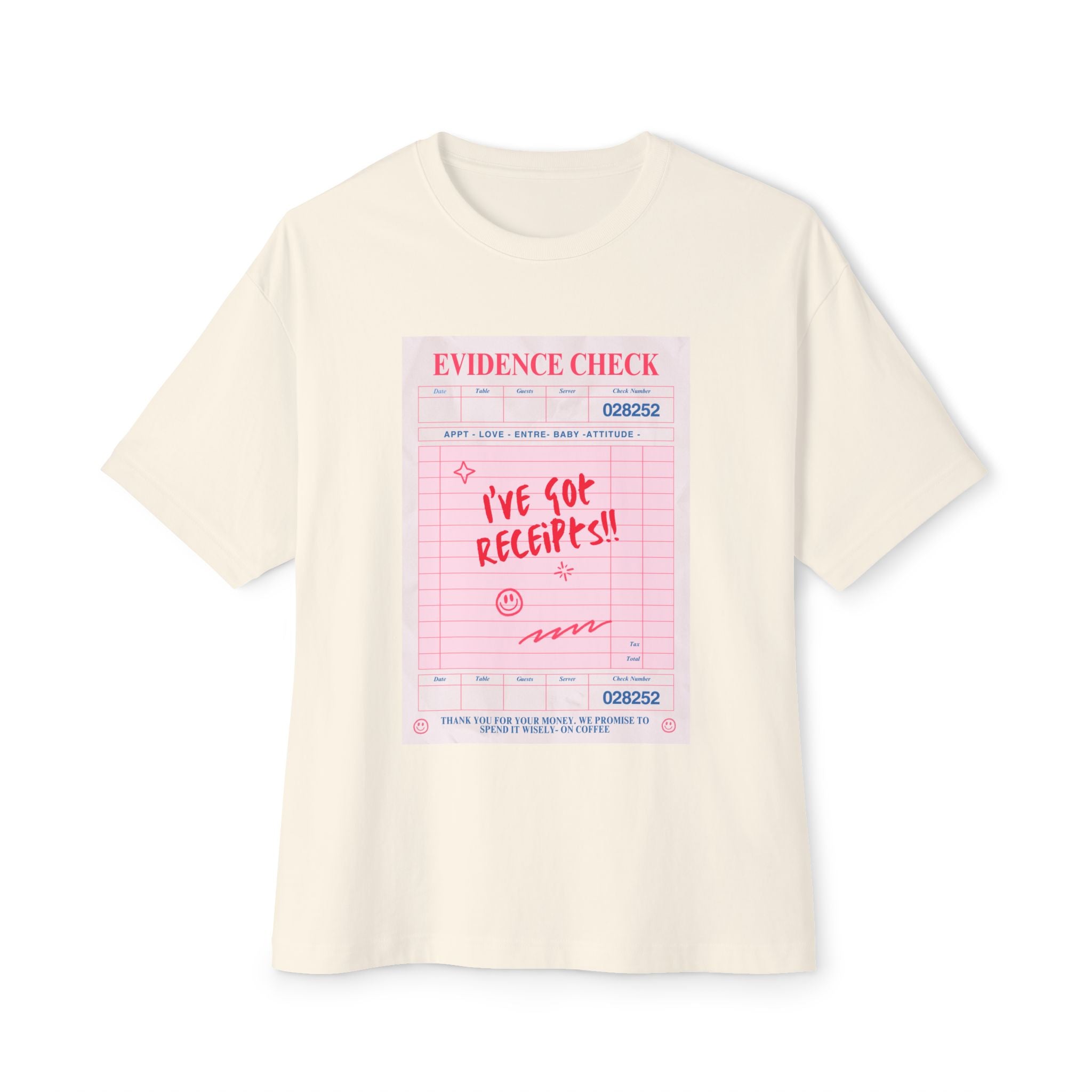Bold Graphic Tee for Trendsetters - Perfect for Casual Outings, Gift for Friends, Summer Vibes, Evidence Check Design